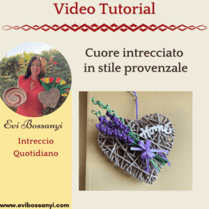 Cuore intrecciato in stile provenzale