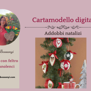 Addobbi natalizi in feltro e pannolenci