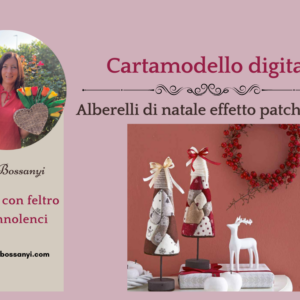 Alberelli di natale effetto patchwork