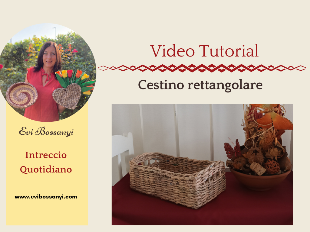 Cestino rettangolare