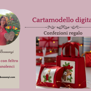 Confezioni in feltro e pannolenci per regali natalizi