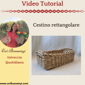 Cestino rettangolare