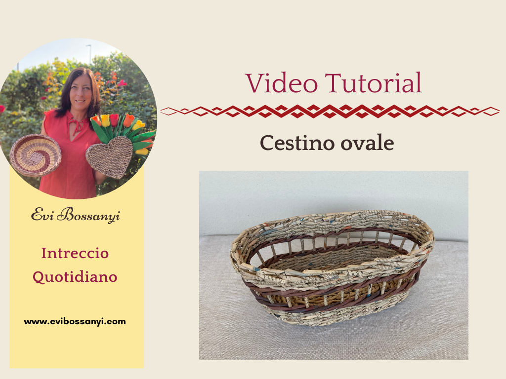 Cestino ovale