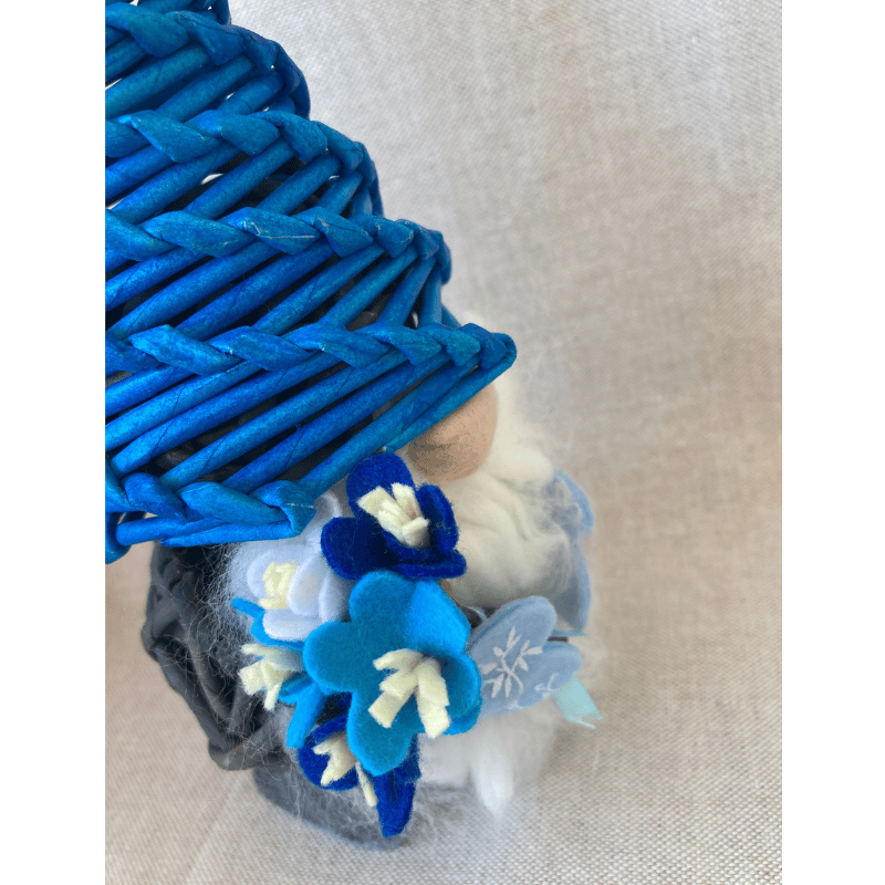 Kit materiale con video tutorial Gigetto lo gnometto azzurro - immagine 4