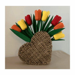 Kit materiale con istruzioni Tulipani