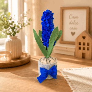 Kit materiale con istruzioni Giacinto blu