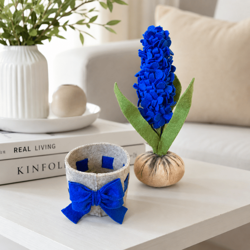 Kit materiale con istruzioni Giacinto blu - immagine 2