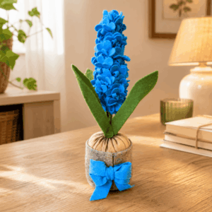 Kit materiale con istruzioni Giacinto celeste
