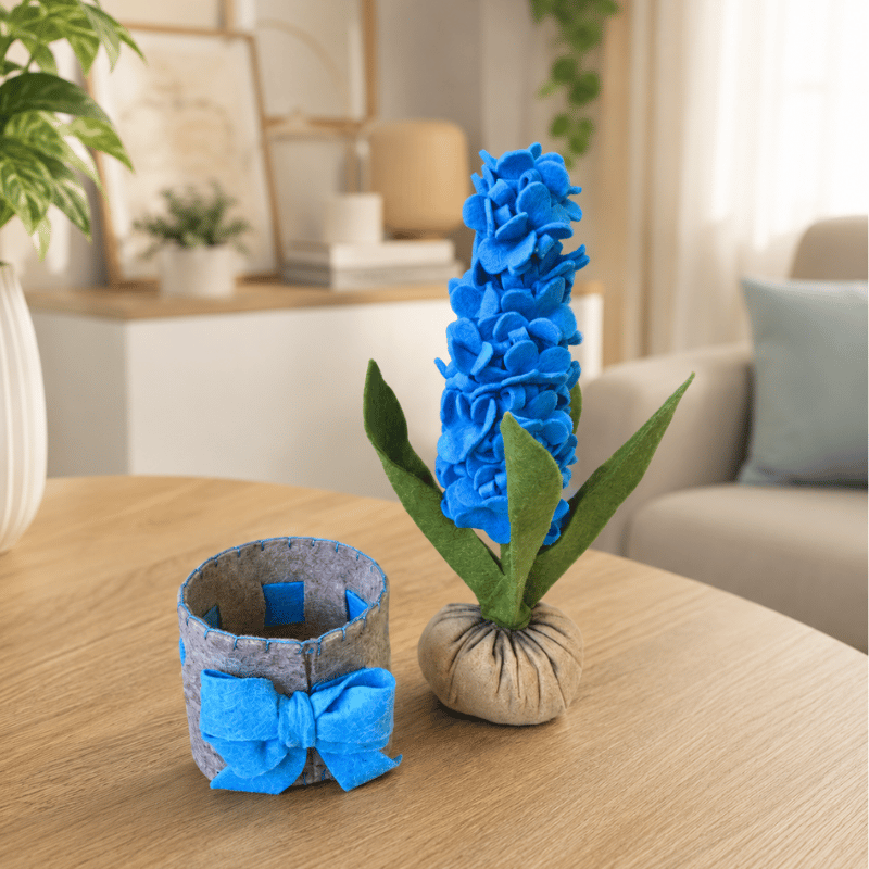 Kit materiale con istruzioni Giacinto celeste - immagine 2