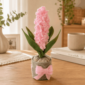 Kit materiale con istruzioni Giacinto rosa