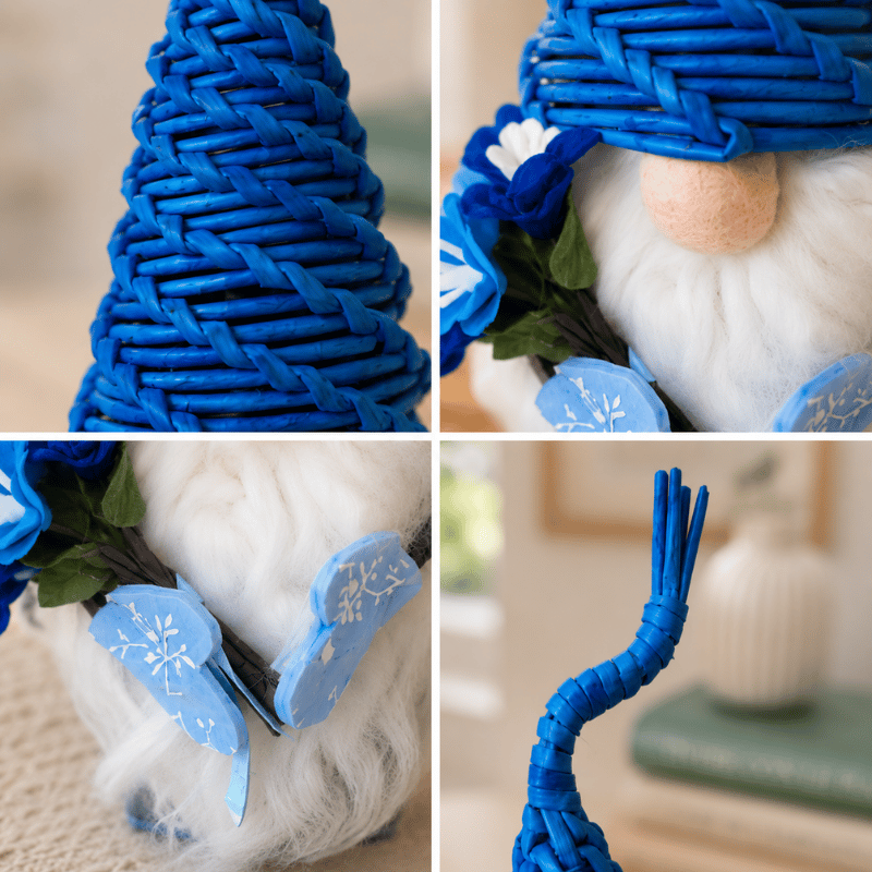 Kit materiale con video tutorial Gigetto lo gnometto azzurro - immagine 3