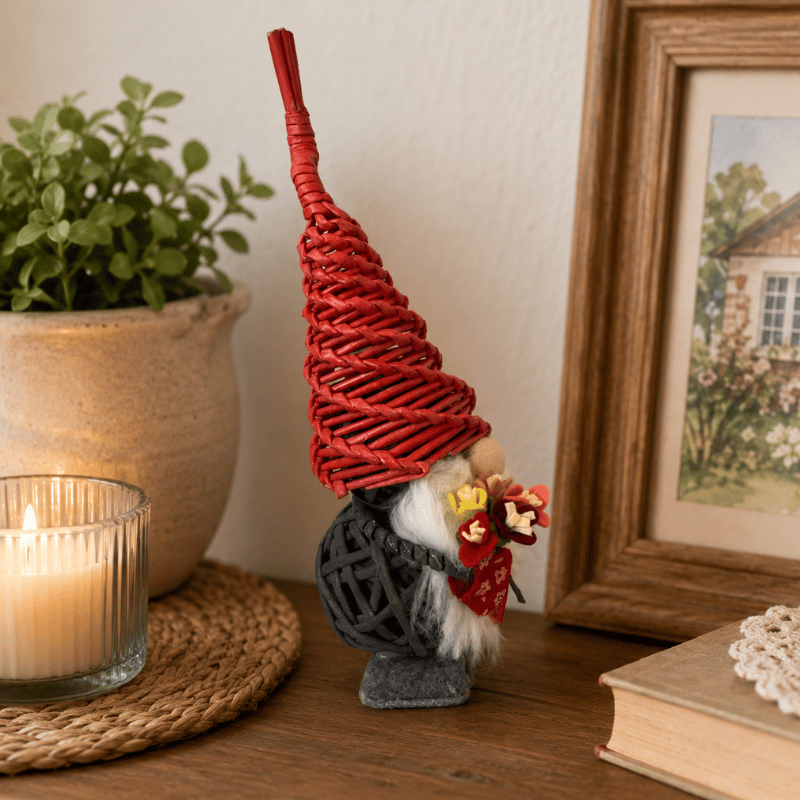Kit materiale con video tutorial Gigetto lo gnometto rosso - immagine 2