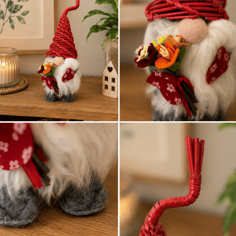 Kit materiale con video tutorial Gigetto lo gnometto rosso - immagine 3